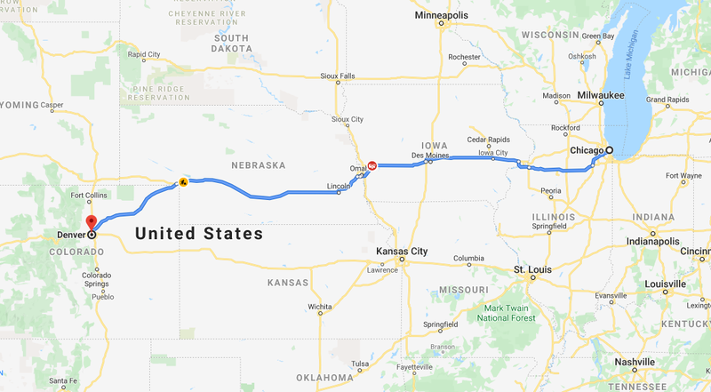 Illustration for article titled Chicago to Denver Roadtrip - where should I stop, what should I see?